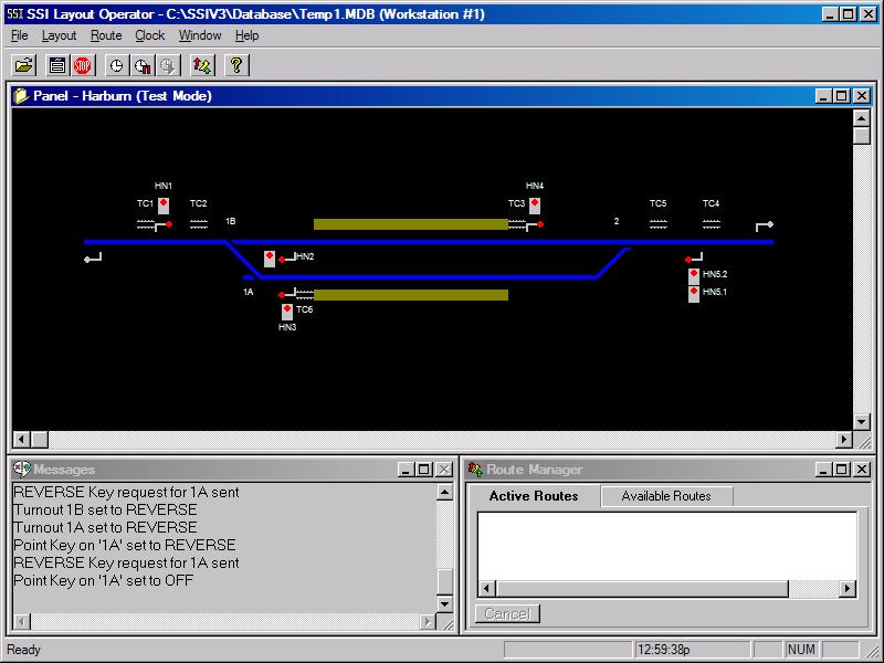 Click to view SSI Model Railway Control System 4.01.001 screenshot